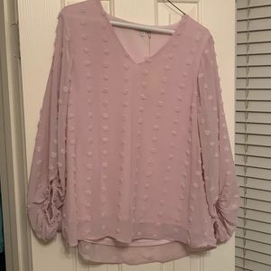 NWT Jodifl Swiss Dot Blouse